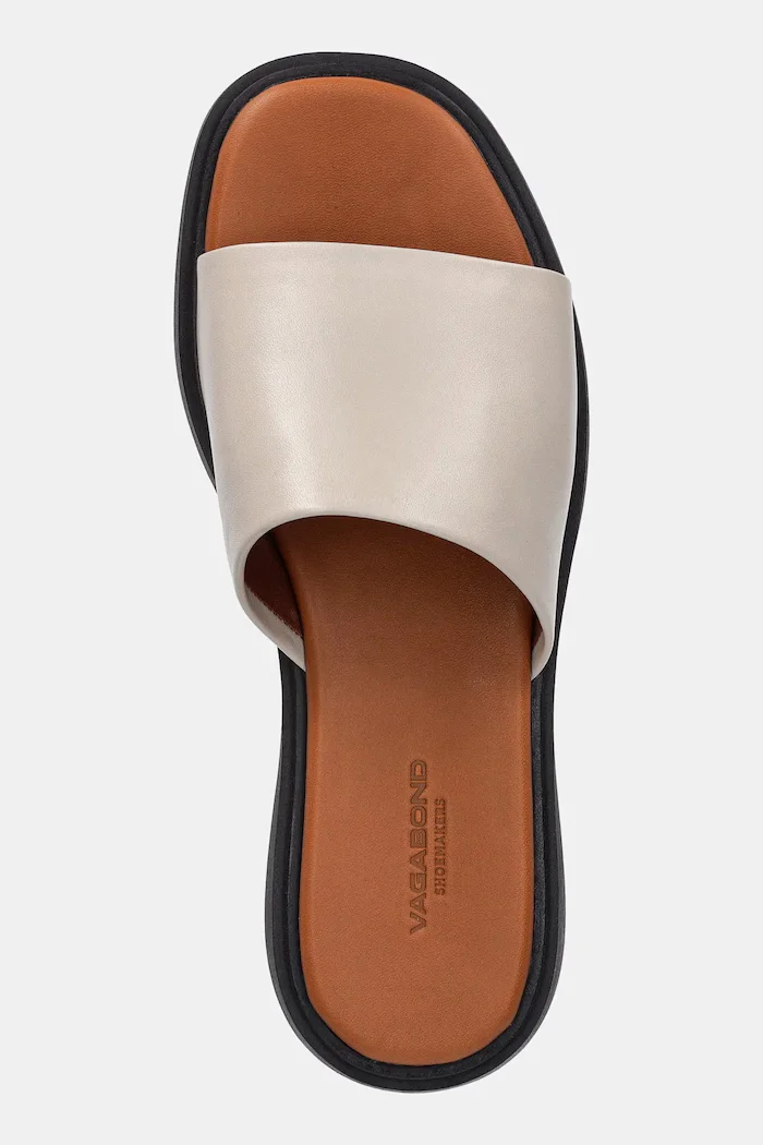 Vagabond Shoemakers Кожени чехли CONNIE в бежово 5757-201-02