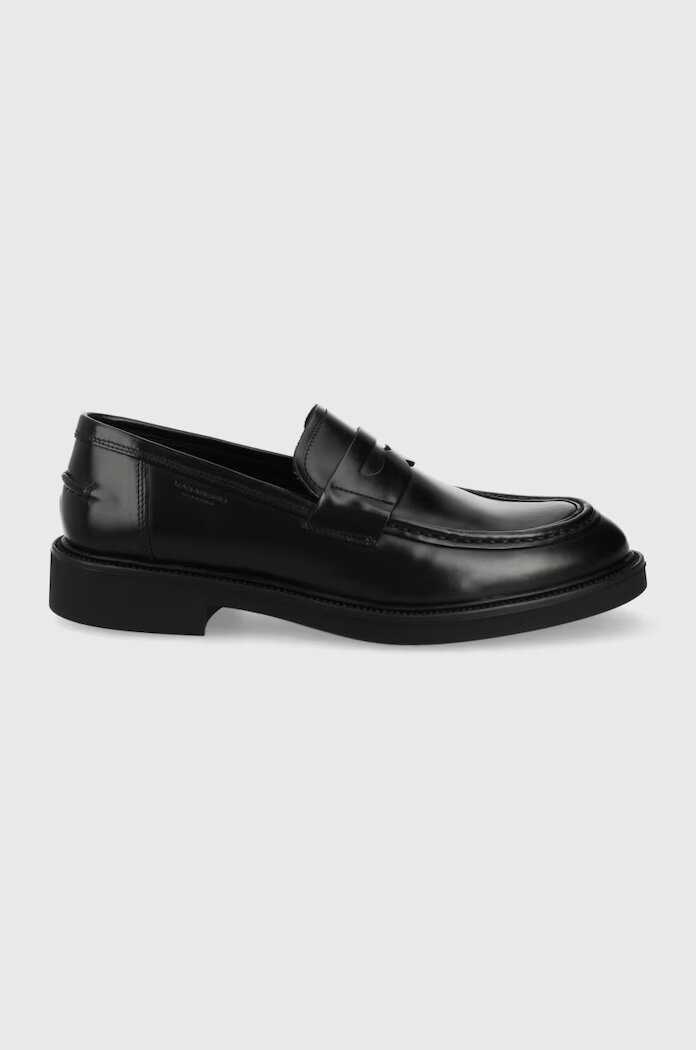 Vagabond Shoemakers Кожени мокасини Alex M мъжки в черно