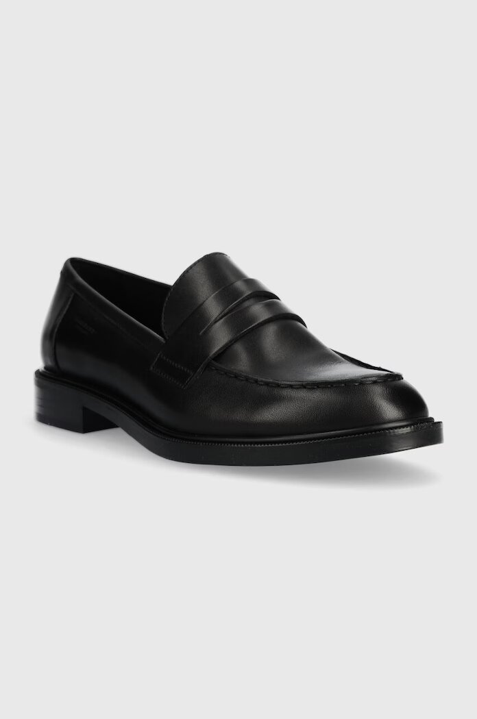 Vagabond Shoemakers Кожени мокасини AMINA в черно с равна подметка 5703.001.20