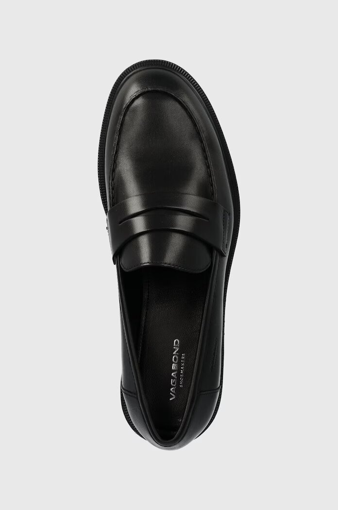 Vagabond Shoemakers Кожени мокасини AMINA в черно с равна подметка 5703.001.20