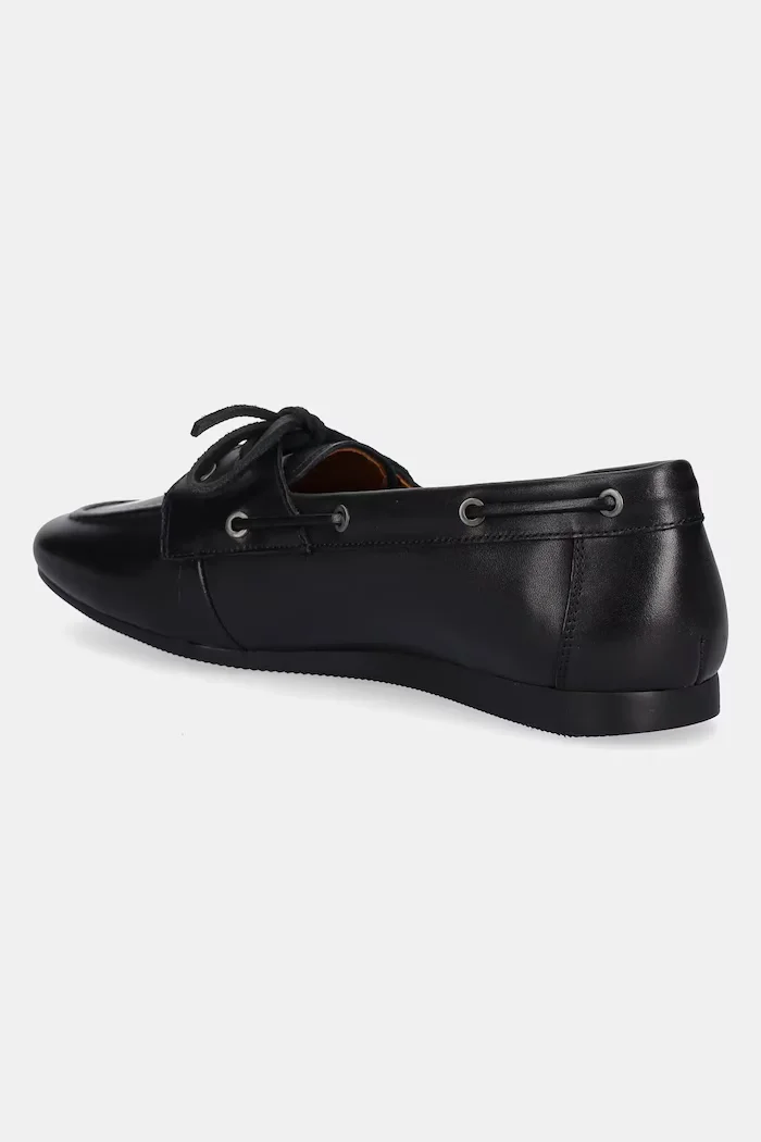 Vagabond Shoemakers Кожени мокасини HILLARY в черно с равна подметка 5925-401-20
