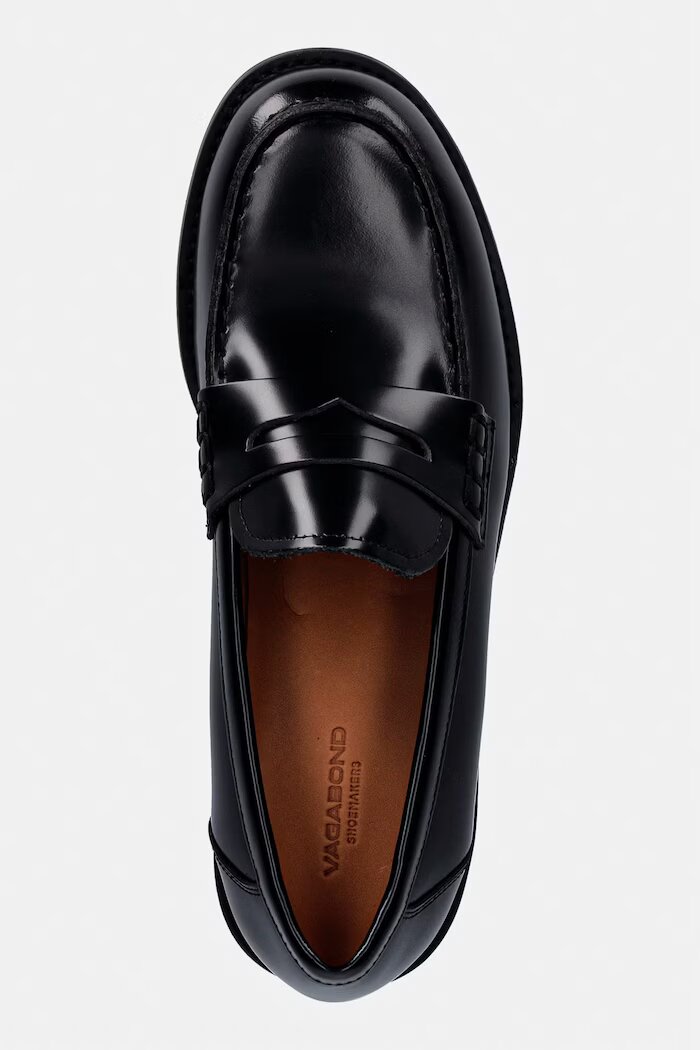Vagabond Shoemakers Кожени мокасини LINN в черно с равна подметка 6036-004-20