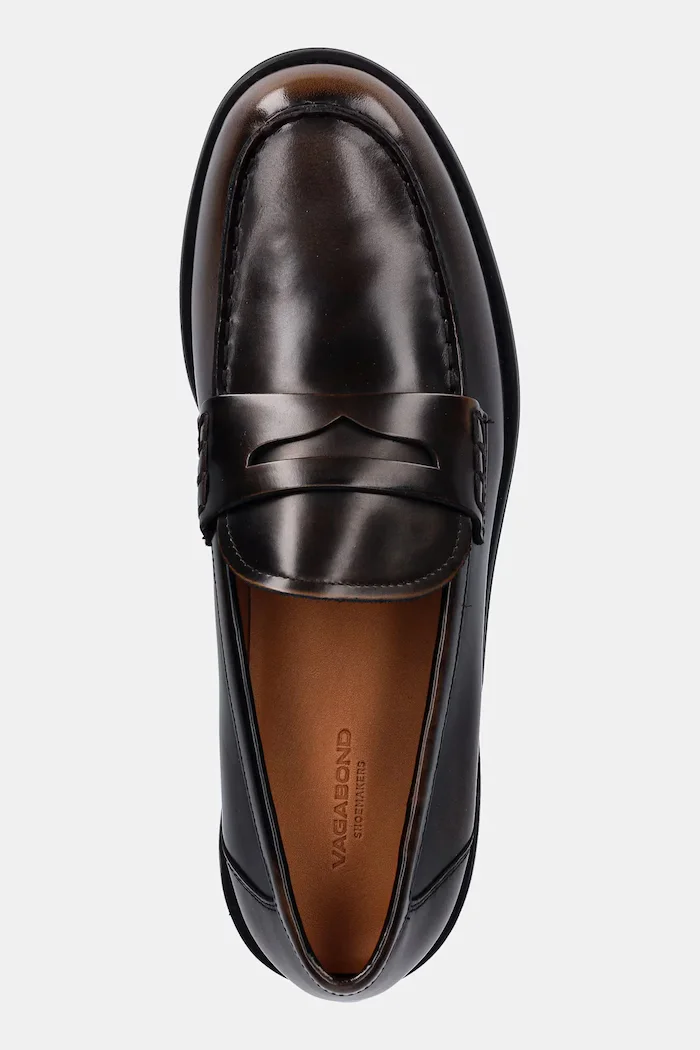 Vagabond Shoemakers Кожени мокасини LINN в кафяво с равна подметка 6036-004-30