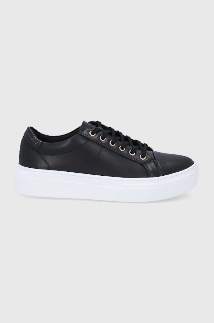Vagabond Shoemakers Кожени обувки Zoe Platform в черно