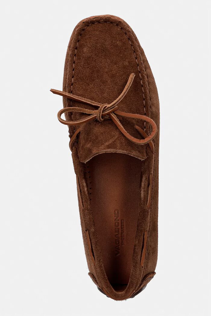 Vagabond Shoemakers мокасини дамски от велур LARISSA кафяви 6150-240-89