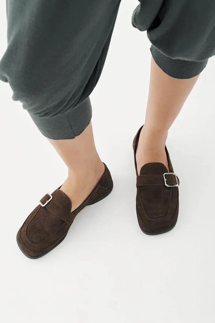 Vagabond Shoemakers мокасини дамски от велур SAMMIE кафяви 6124-040-29