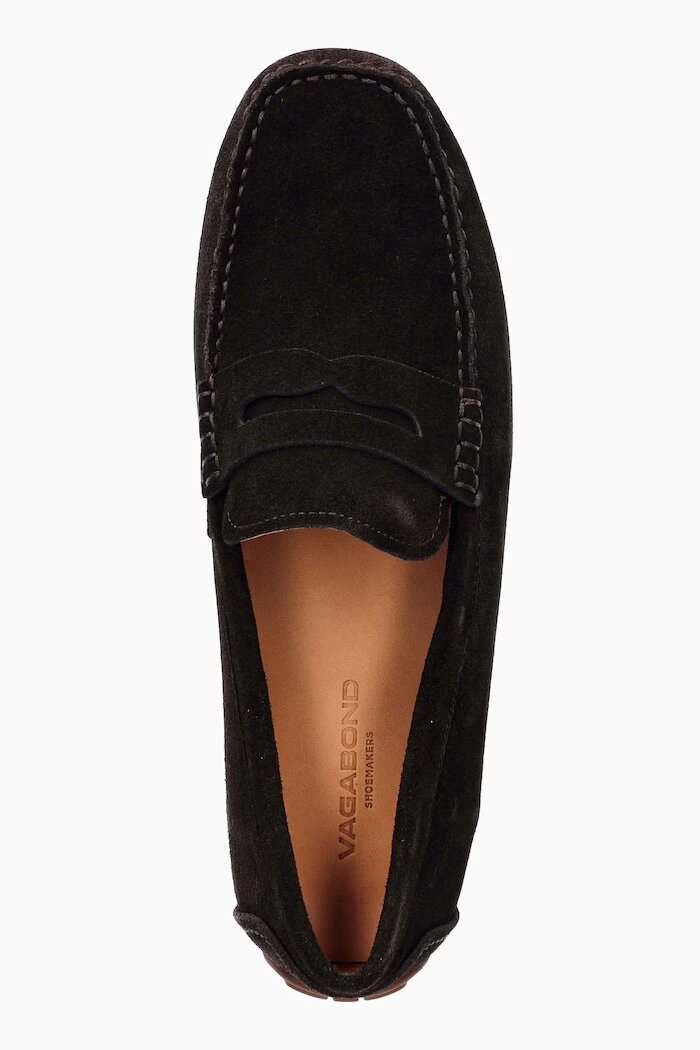 Vagabond Shoemakers мокасини мъжки от велур LORENZO кафяви 6188-140-31
