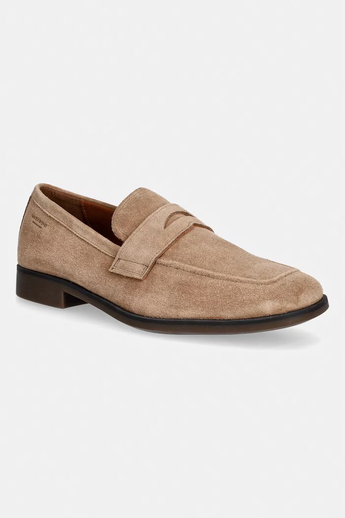 Vagabond Shoemakers мокасини мъжки от велур TROY бежови 5973-140-08