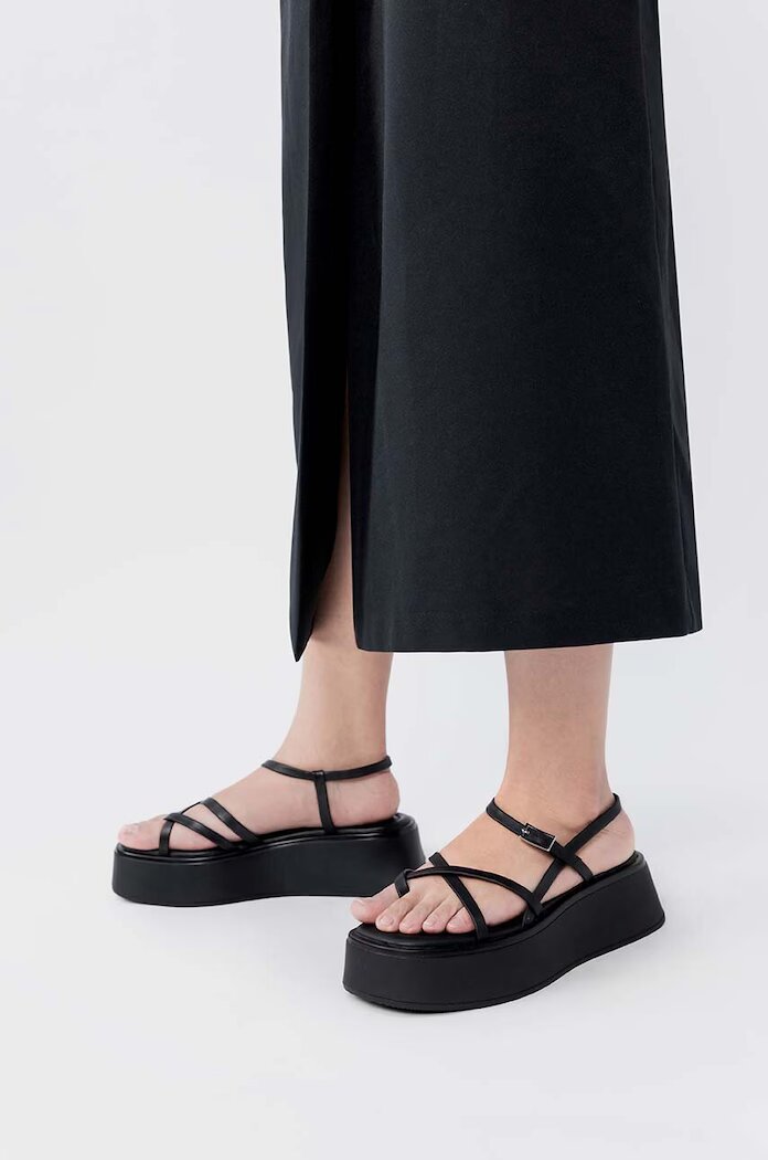 Vagabond Shoemakers сандали дамски от кожа черни