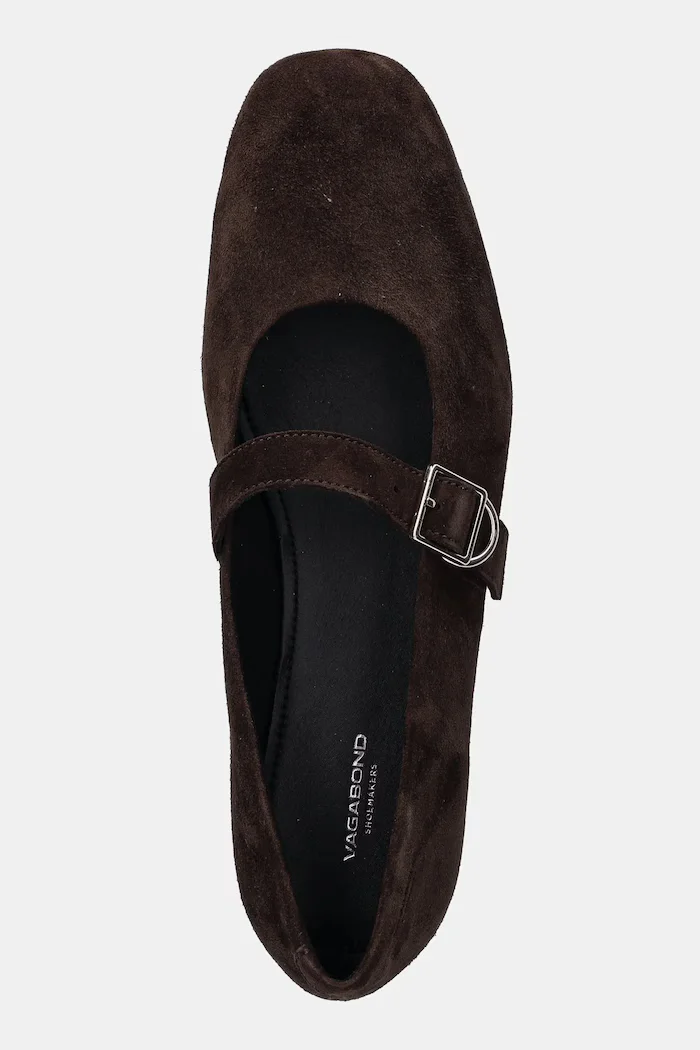 Vagabond Shoemakers Велурени балеринки JOLIN в кафяво 5608-040-32