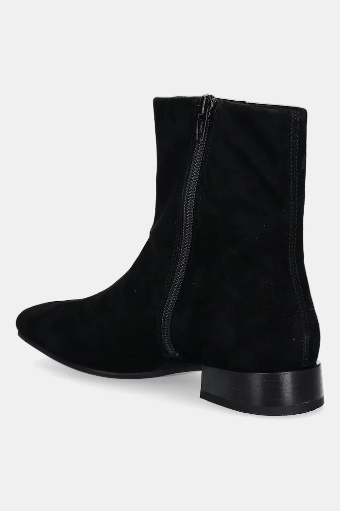Vagabond Shoemakers Велурени боти MONA в черно с равна подметка 5955-040-20