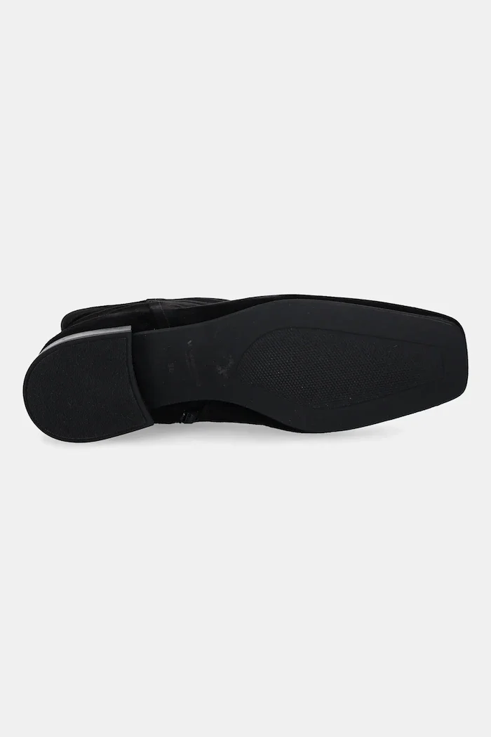 Vagabond Shoemakers Велурени боти MONA в черно с равна подметка 5955-040-20