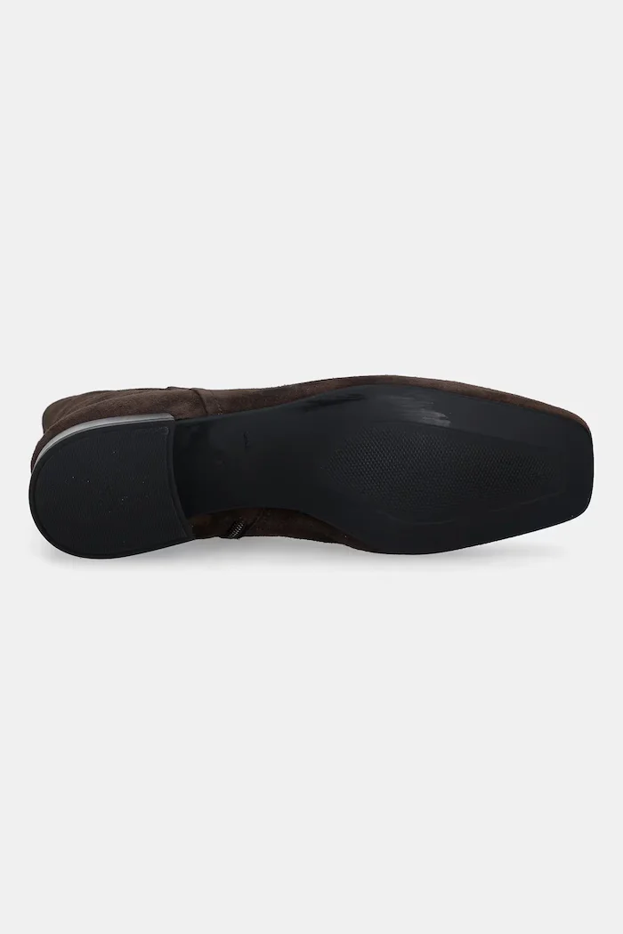 Vagabond Shoemakers Велурени боти MONA в кафяво с равна подметка 5955-040-29