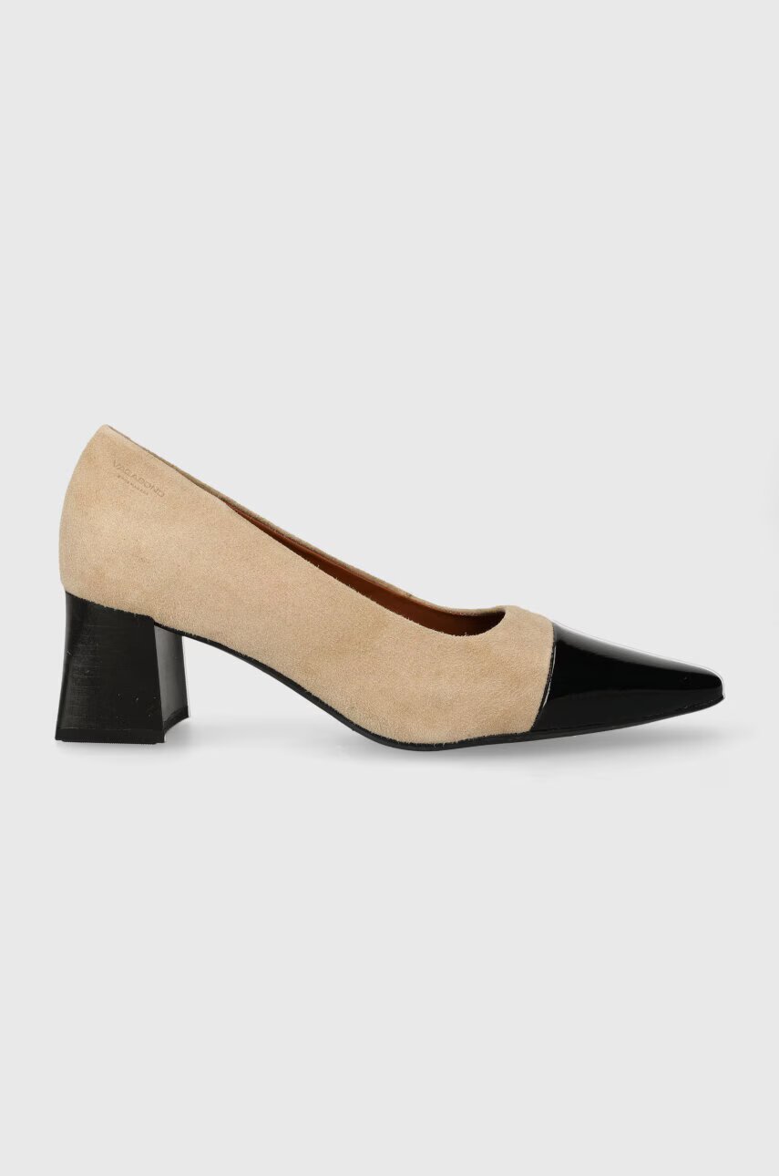 Vagabond Shoemakers Велурени обувки с дебел ток ALTEA
