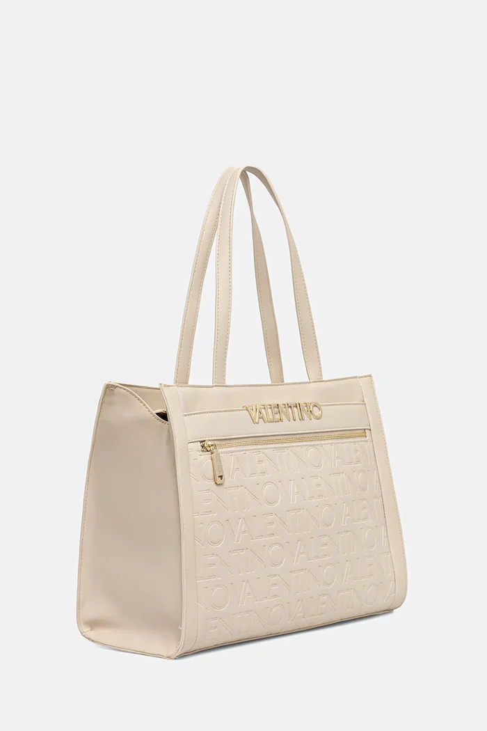 Valentino Bags Чанта CORA в бежово VBS9OO01