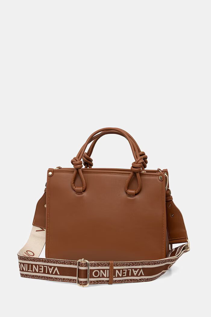Valentino Bags чанта crossbody дамска от имитация на кожа AELLA кафява VBS9ZW04