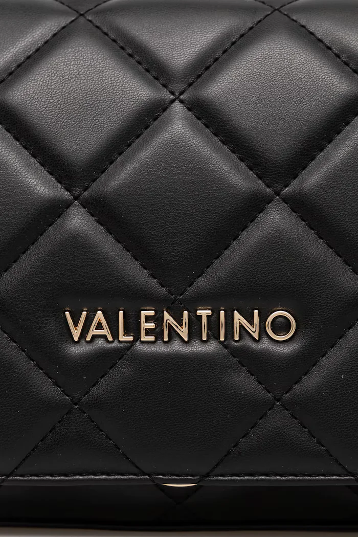 Valentino Bags чанта crossbody дамска от имитация на кожа черна VBS3KK02R