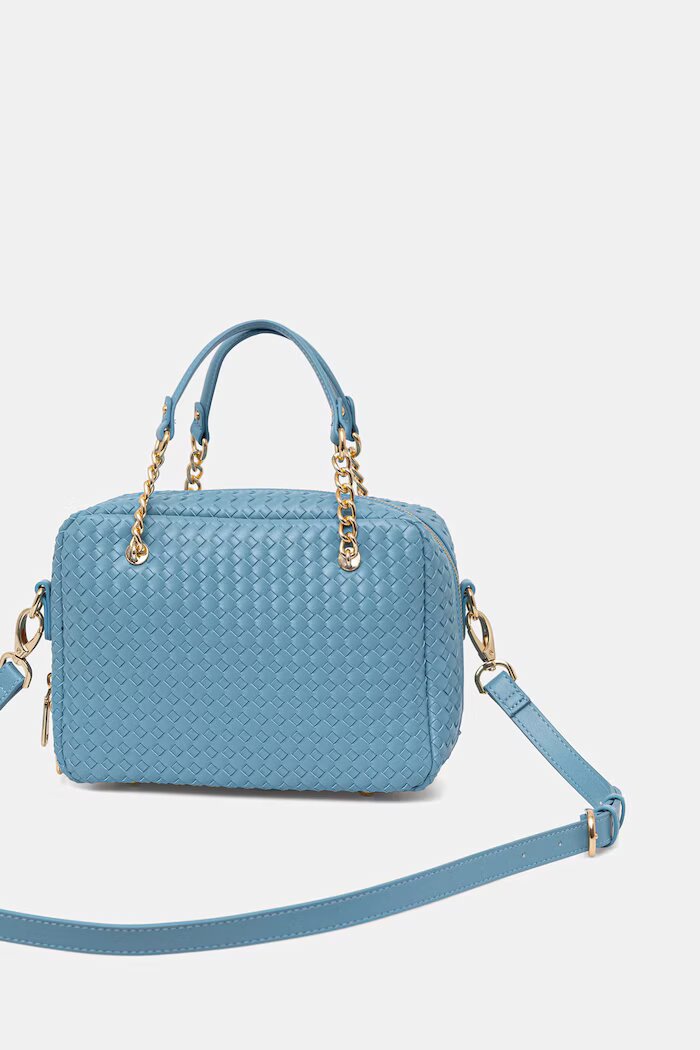 Valentino Bags чанта crossbody дамска от имитация на кожа GEA синя VBS9UC23
