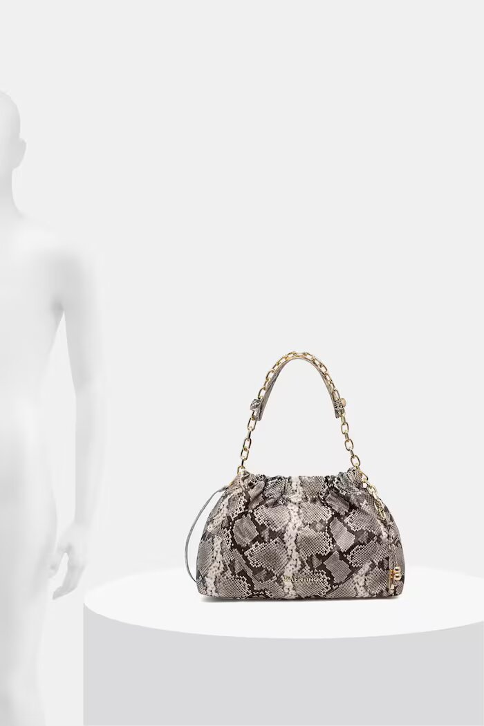 Valentino Bags чанта crossbody дамска от имитация на кожа LUMIRA бежова VBSA6F07PIT