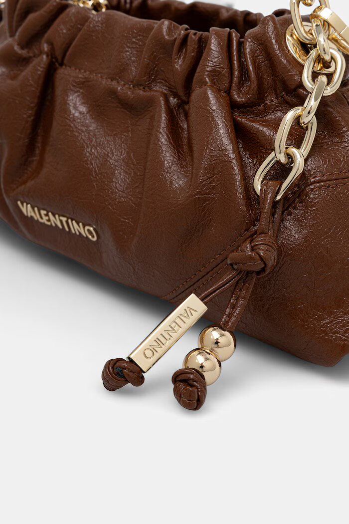Valentino Bags чанта crossbody дамска от имитация на кожа LUMIRA кафява VBSA6F08