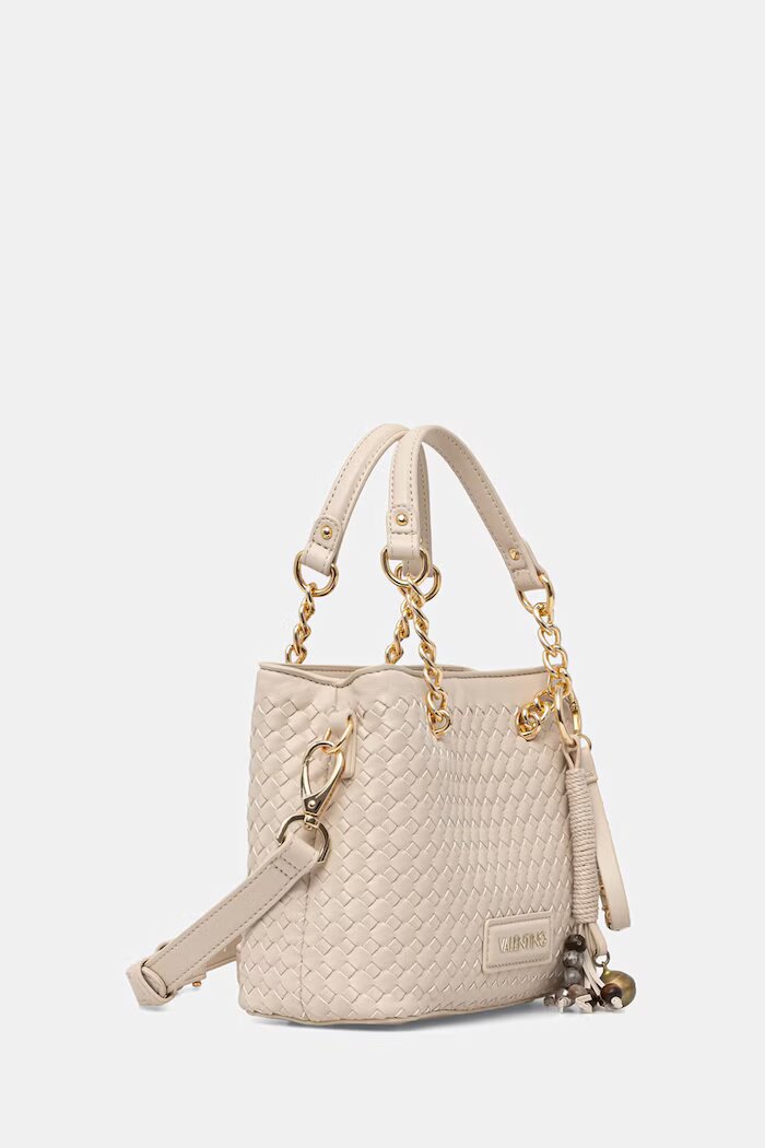 Valentino Bags чанта дамска от имитация на кожа GEA бежова VBS9UC06