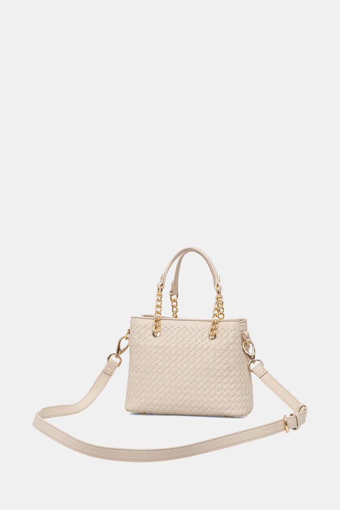 Valentino Bags чанта дамска от имитация на кожа GEA бежова VBS9UC06
