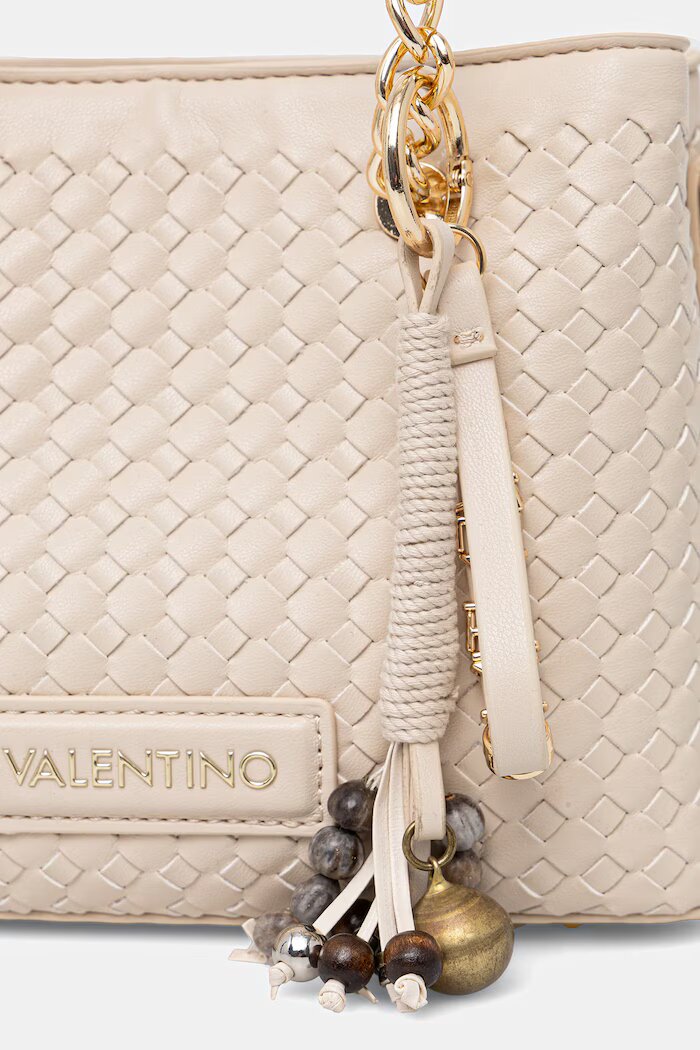 Valentino Bags чанта дамска от имитация на кожа GEA бежова VBS9UC06