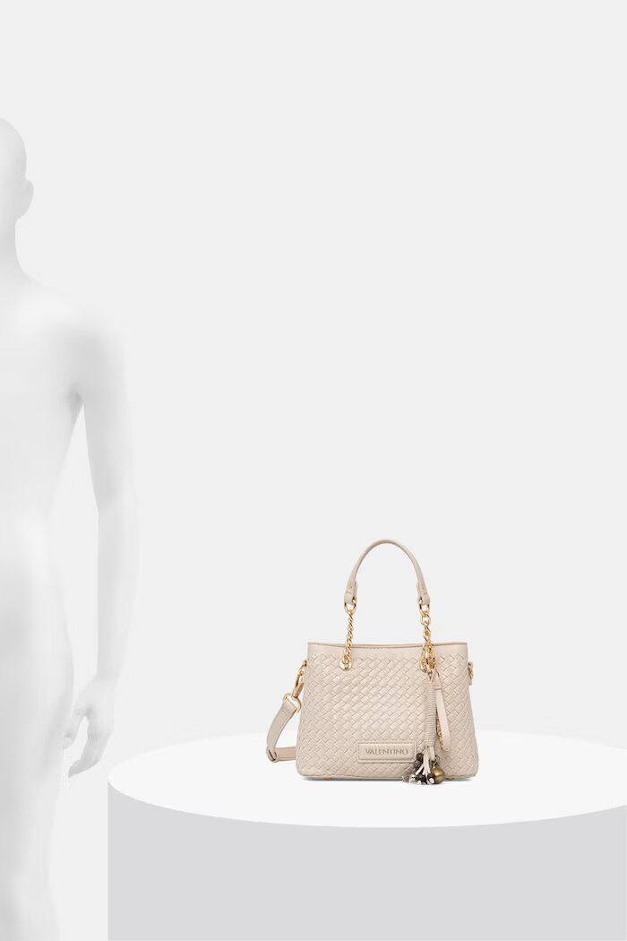 Valentino Bags чанта дамска от имитация на кожа GEA бежова VBS9UC06