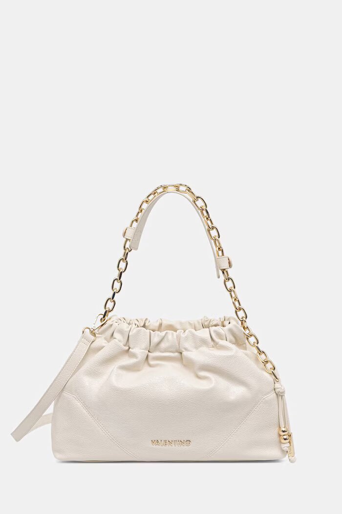 Valentino Bags чанта с дълга дръжка дамска от имитация на кожа LUMIRA бежова VBSA6F07