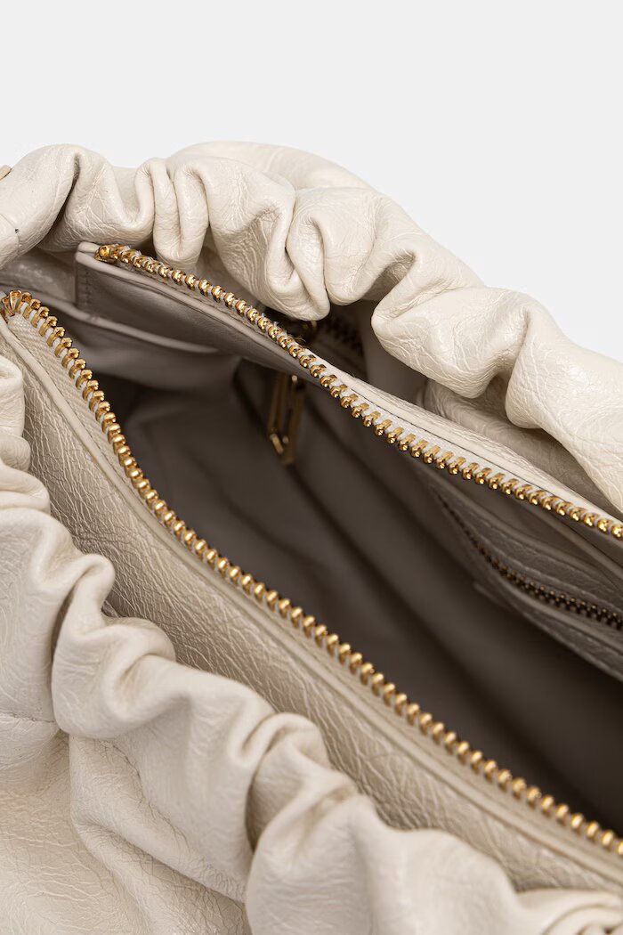 Valentino Bags чанта с дълга дръжка дамска от имитация на кожа LUMIRA бежова VBSA6F07