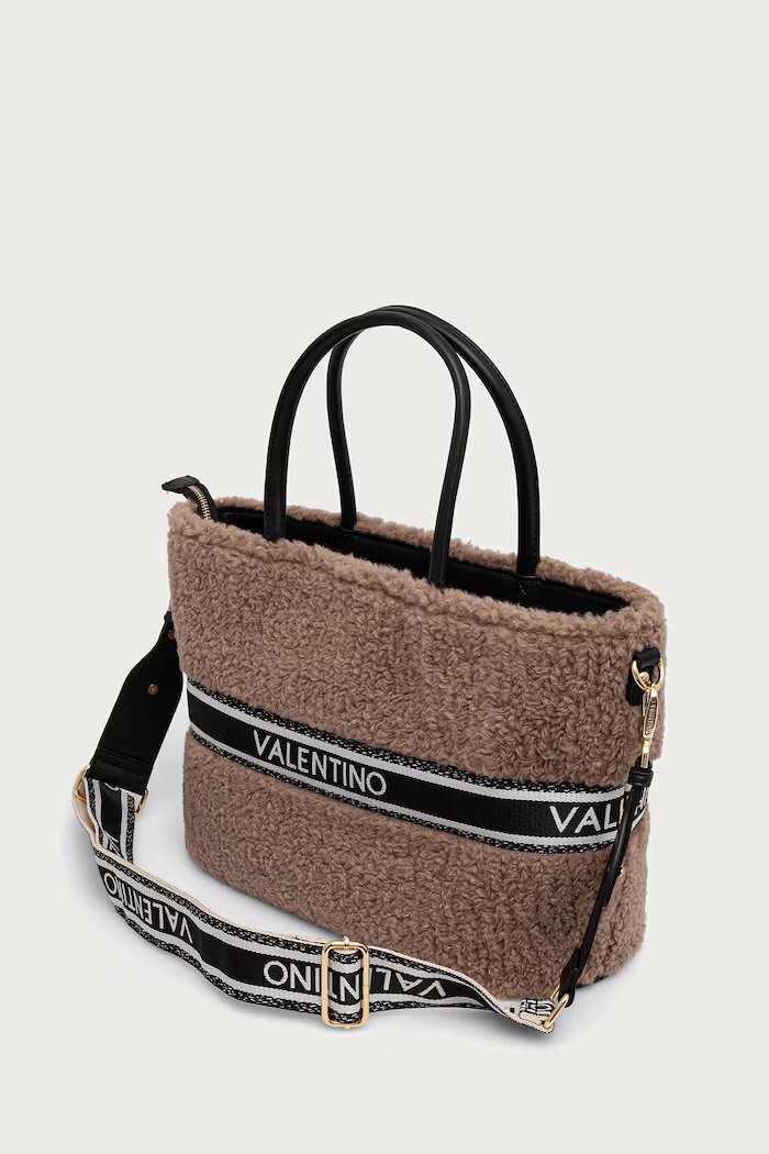 Valentino Bags чанта tote дамска JANE кафява VBSAC001