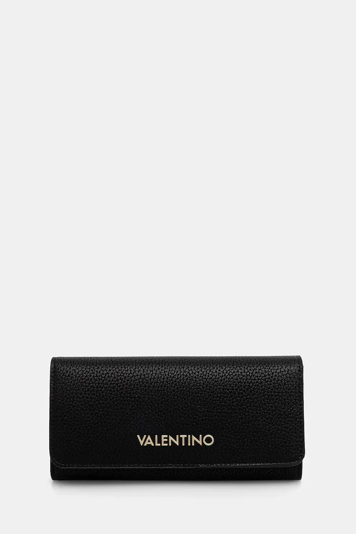 Valentino Bags портфейл дамски от имитация на кожа черен VPS5A8113