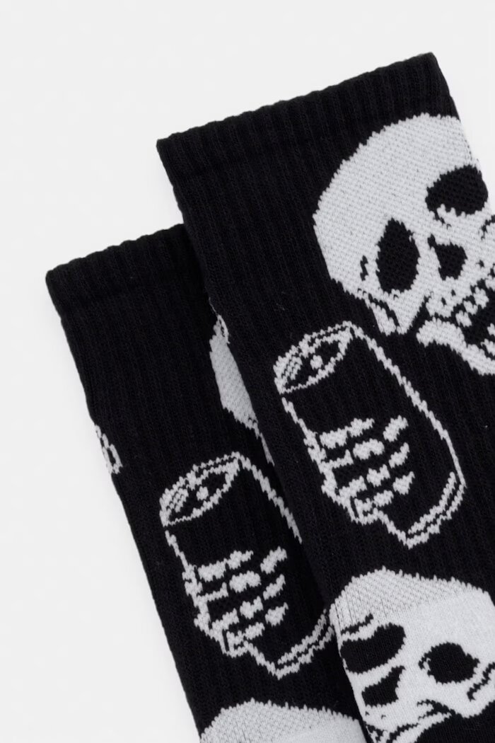 Vans чорапи Verne Crew черни VN000X7TY281