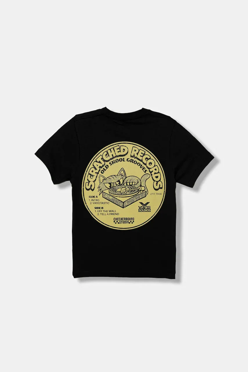 Vans Детска памучна тениска BY SCRATCHED RECORDS TEE