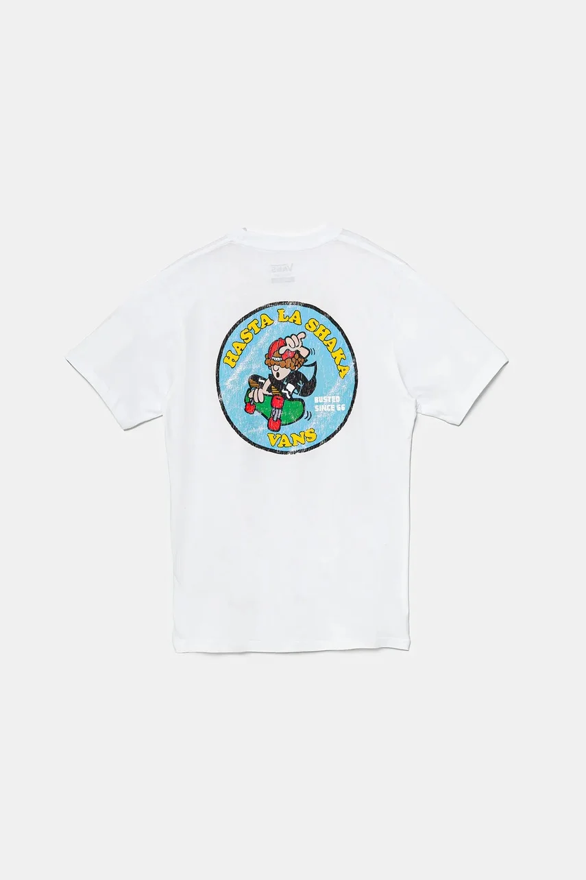 Vans Детска памучна тениска HASTA LA SHAKA