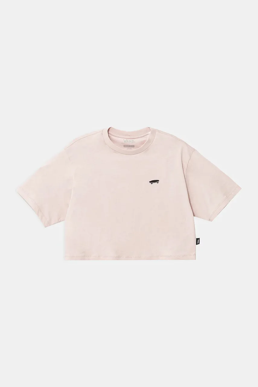 Vans Детска памучна тениска SALTON RELAX CROP