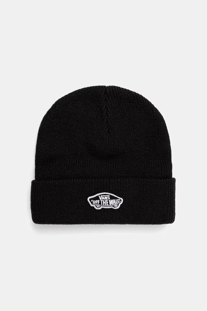 Vans Детска шапка Classic Cuff Beanie в черно VN000Q1FBLK1