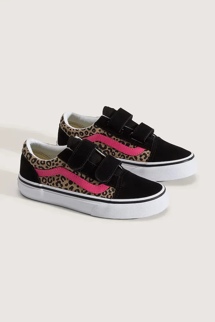 Vans Old Skool V ниски кецове за деца кафяви VN000CYAH851