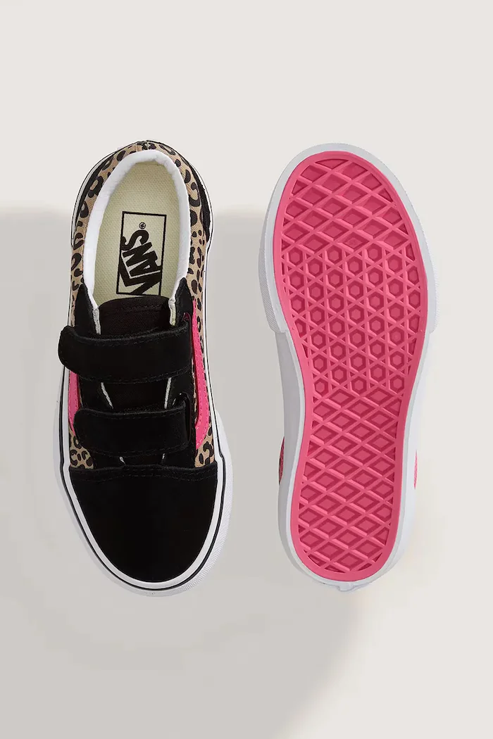 Vans Old Skool V ниски кецове за деца кафяви VN000CYAH851
