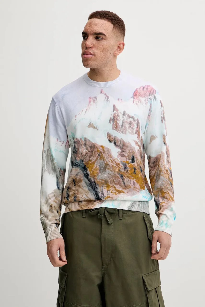 Vans Памучен пуловер Premium Classics LX Printed Knit Sweater