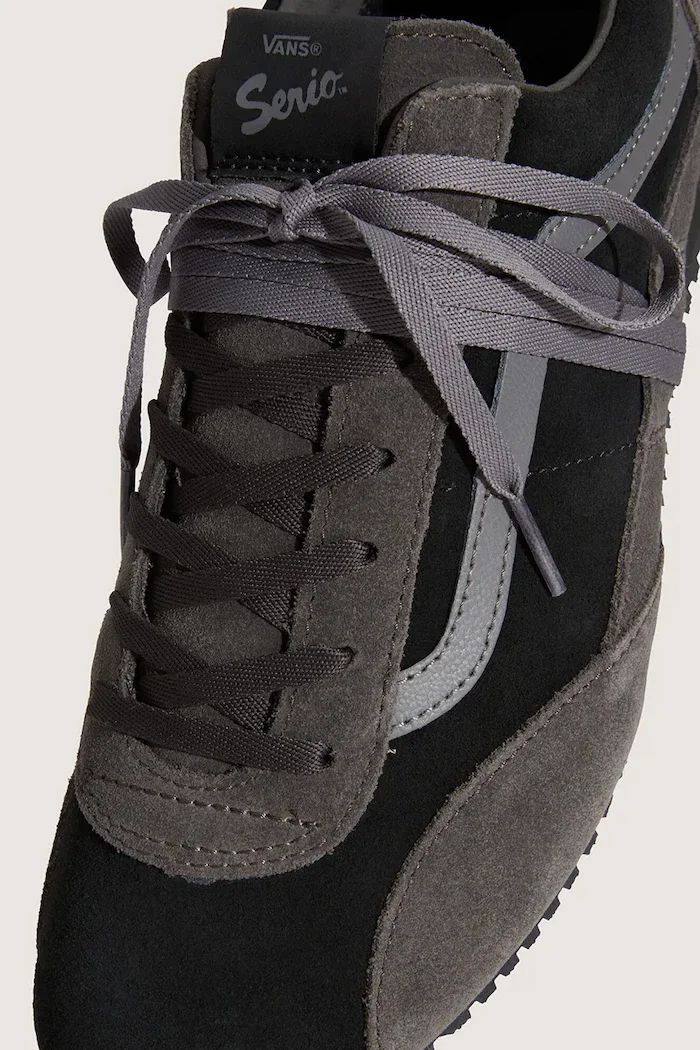 Vans Premium Super Lowpro маратонки от велур черни VN000EHNGAP1