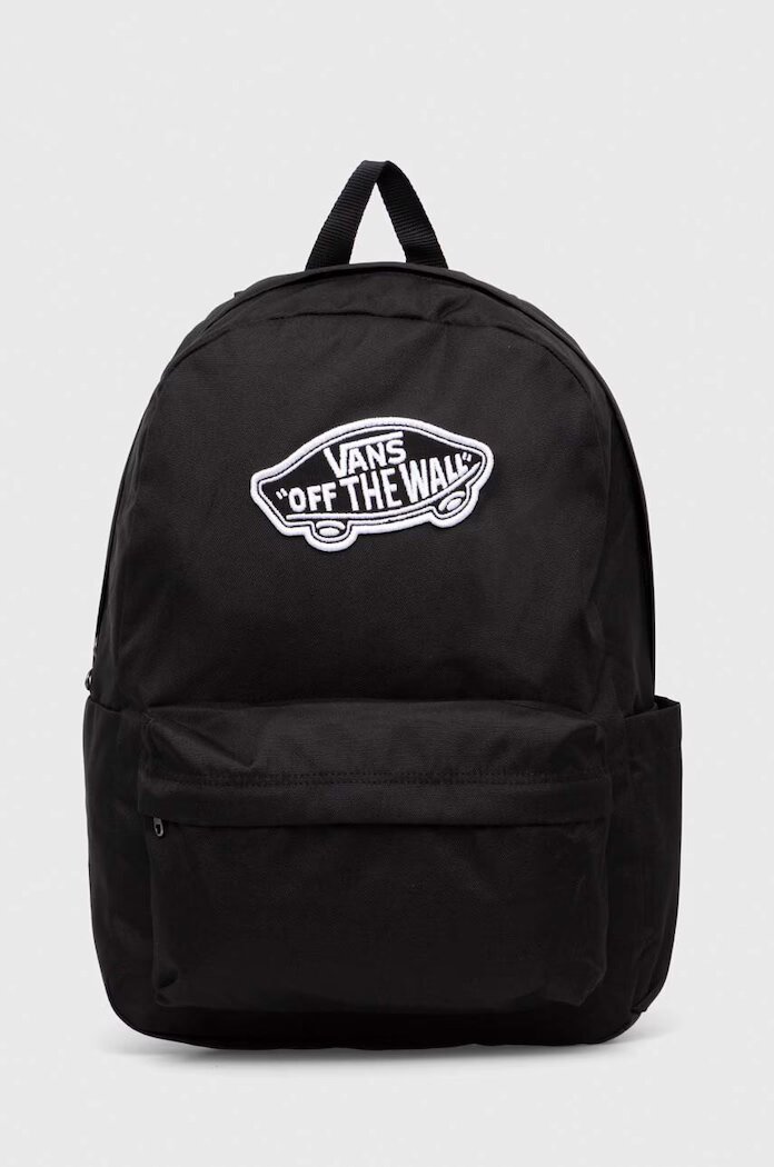 Vans Раница в черно голям размер с апликация
