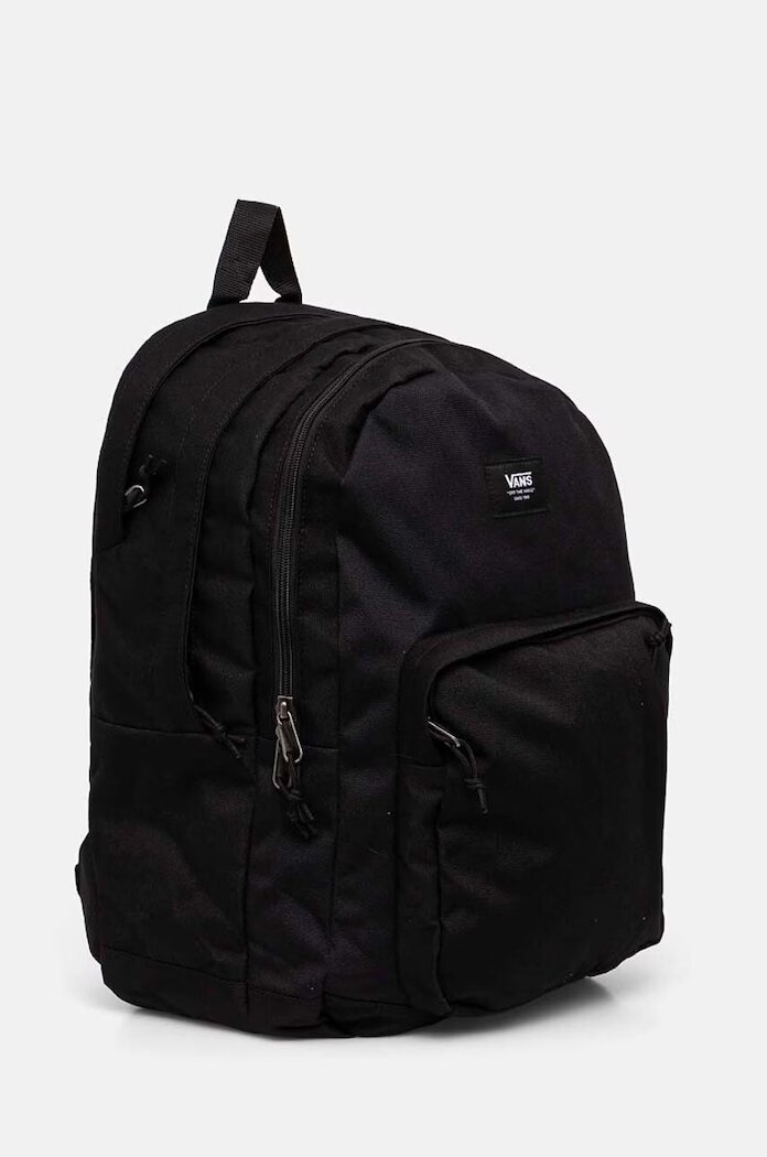 Vans Раница в черно голям размер с изчистен дизайн VN000HRHBLK1