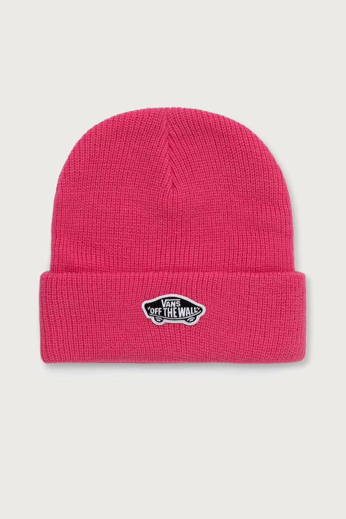 Vans шапка beanie за деца Stretch Logo Tall Cuff Bean розова VN000Q1FGSE1
