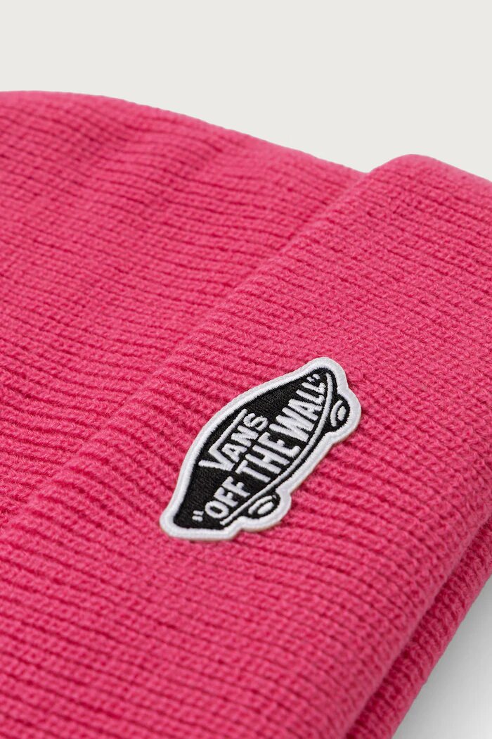 Vans шапка beanie за деца Stretch Logo Tall Cuff Bean розова VN000Q1FGSE1