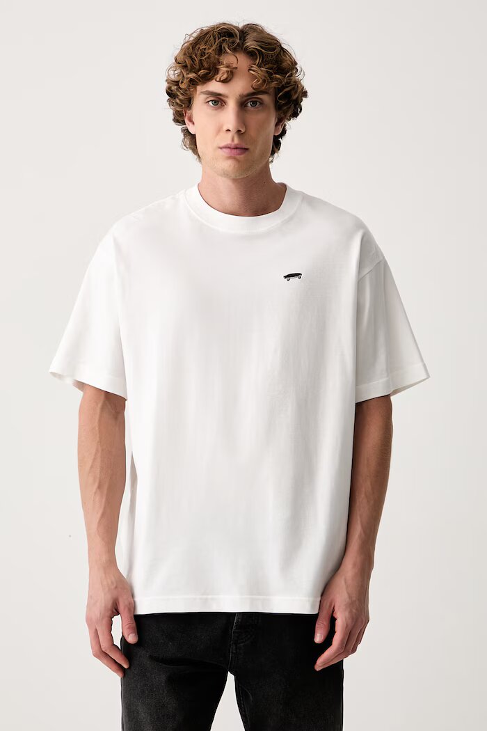 Vans тениска мъжка от памук бяла VN0010FKWHT1