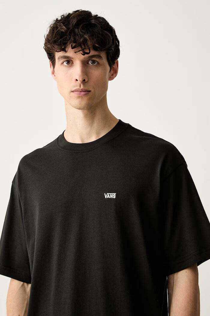 Vans тениска мъжка от памук черна VN0010FFBLK1