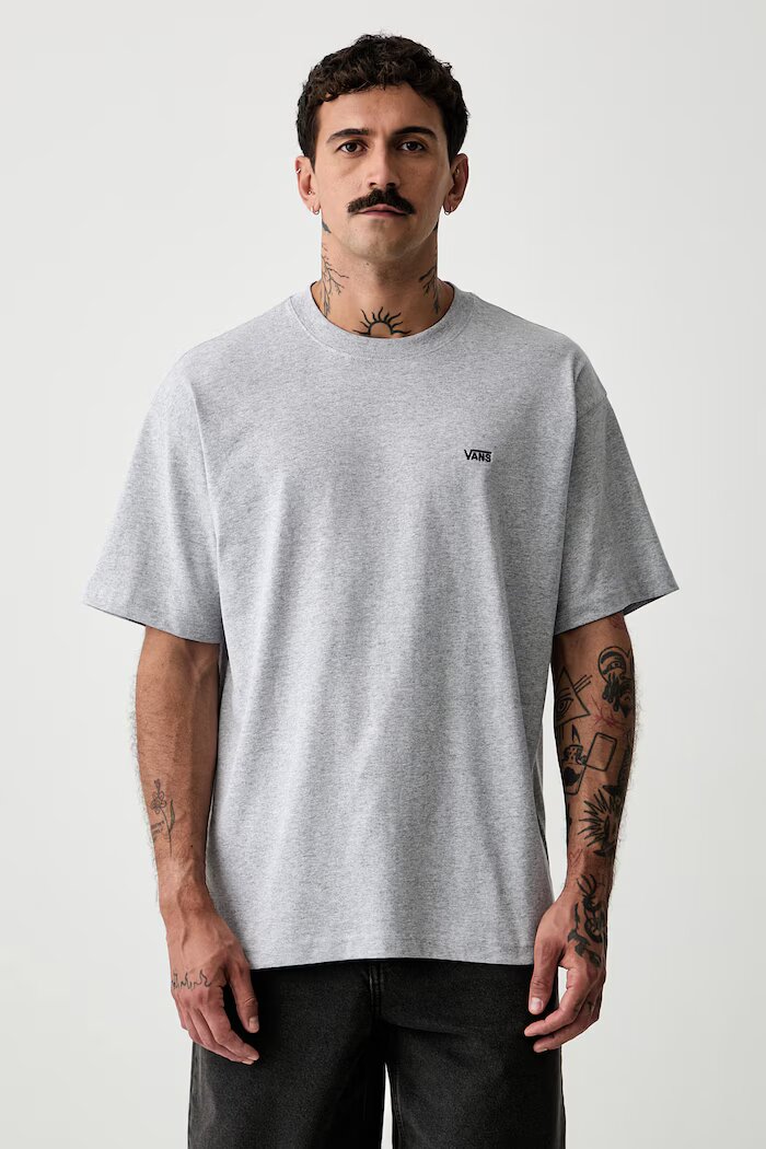 Vans тениска мъжка с памук сива VN0010FFATH1