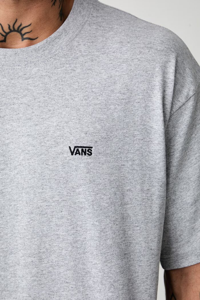 Vans тениска мъжка с памук сива VN0010FFATH1