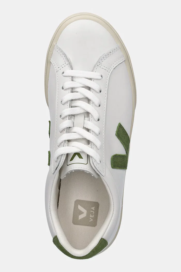 Veja Кожени маратонки Esplar Logo в бяло EO0203881A